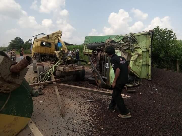 Kecelakaan lalu lintas beruntun