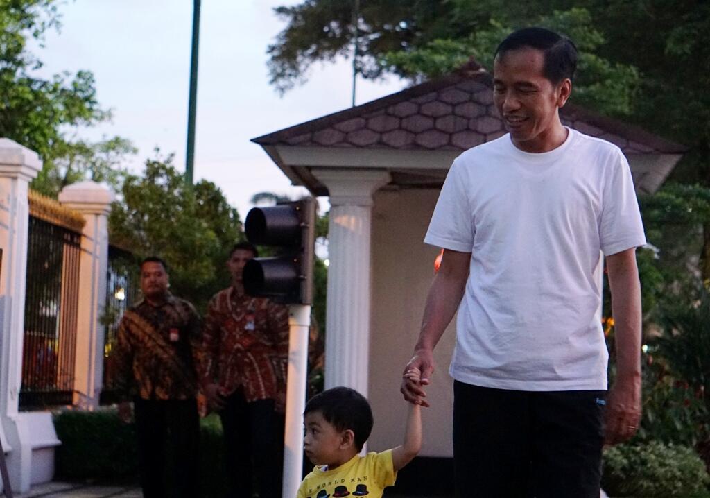 Presiden dan Keluarga Ngabuburit di Dufan