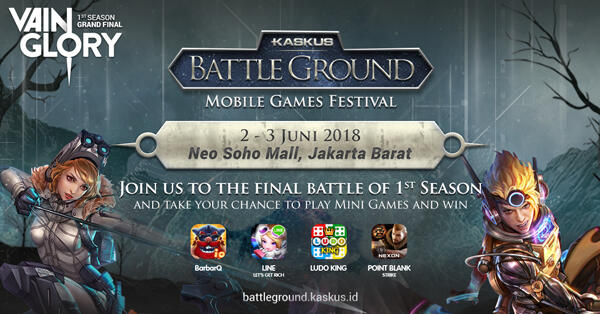 Dari Mini Games Sampai Vainglory, KASKUS Battleground Season 1 Final Rame!