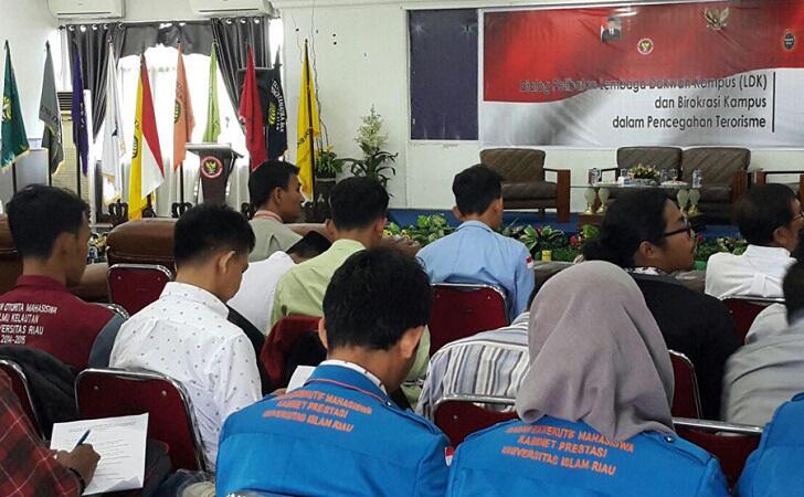 2017, Mahasiswa Unri Boikot Seminar Radikalisme BNPT Di Kampus
