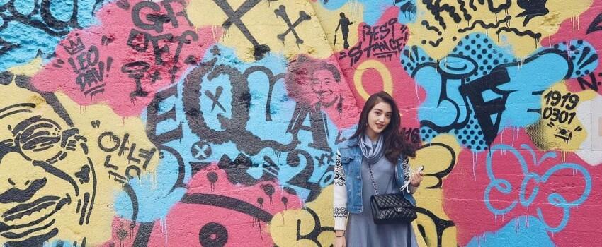 10 Potret Manis Ranty Maria Tinggal di Korea Bikin Ammar Zoni Kangen