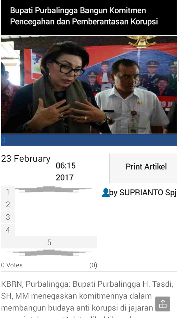 Bupati Purbalingga Tasdi Terciduk OTT KPK