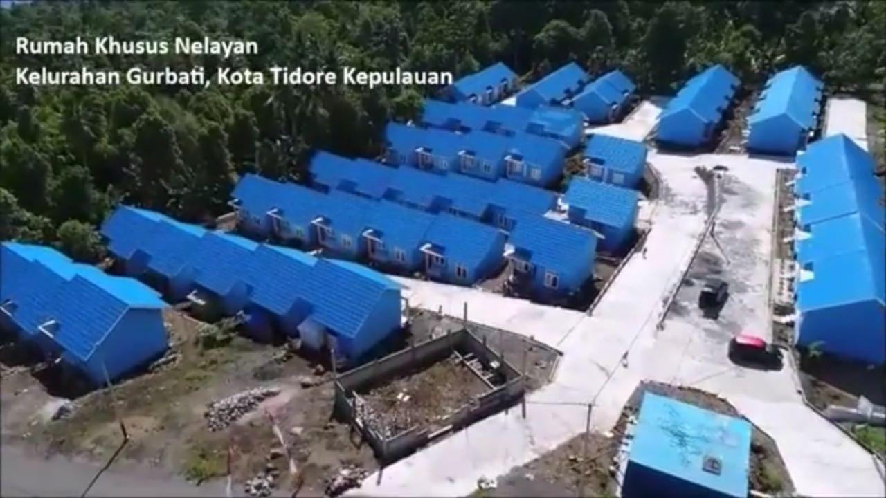 Tahun 2017 PUPR Bangun 302 Rusus Nelayan di Maluku Utara