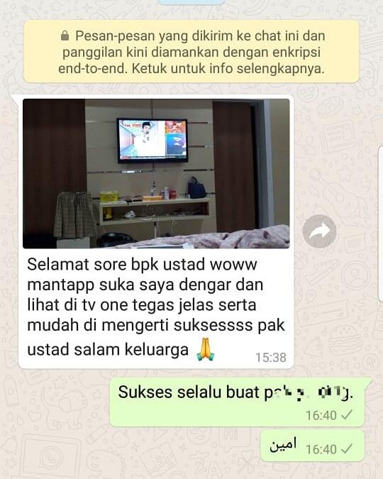 Ustaz Somad Unggah Capture WA, Dapat Pujian dari Seorang Non Muslim tentangCeramahnya