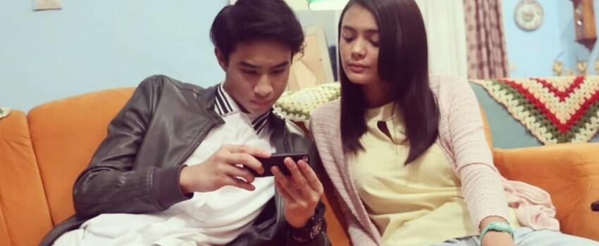 10 Potret Manis Jefri Nichol dan Amanda Rawles Syuting Hello Salma