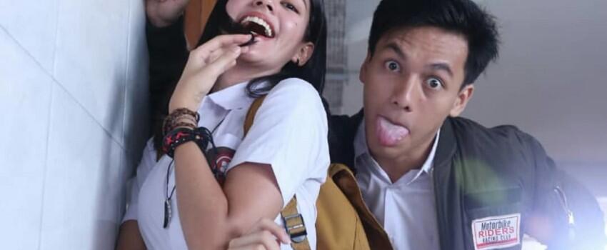 10 Potret Manis Jefri Nichol dan Amanda Rawles Syuting Hello Salma