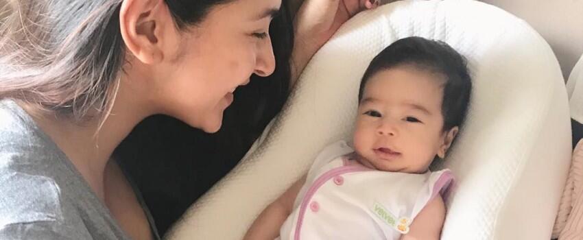 10 Potret Gemas Baby Raqeema, Anak Nabila Syakieb Beralis Badai