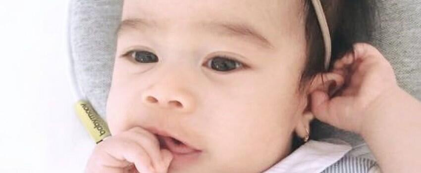 10 Potret Gemas Baby Raqeema, Anak Nabila Syakieb Beralis Badai