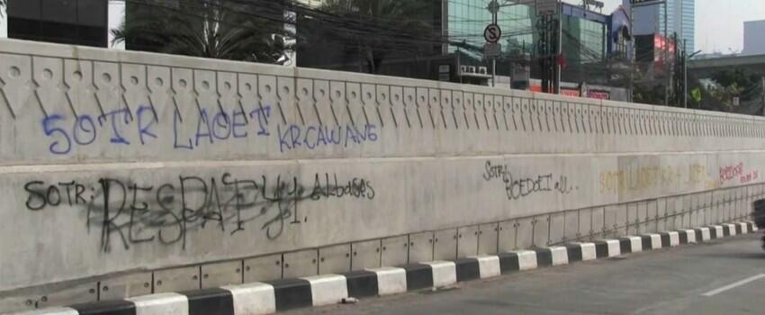 Vandalisme Underpass Mampang, Polisi Kantongi Identitas Pelaku
