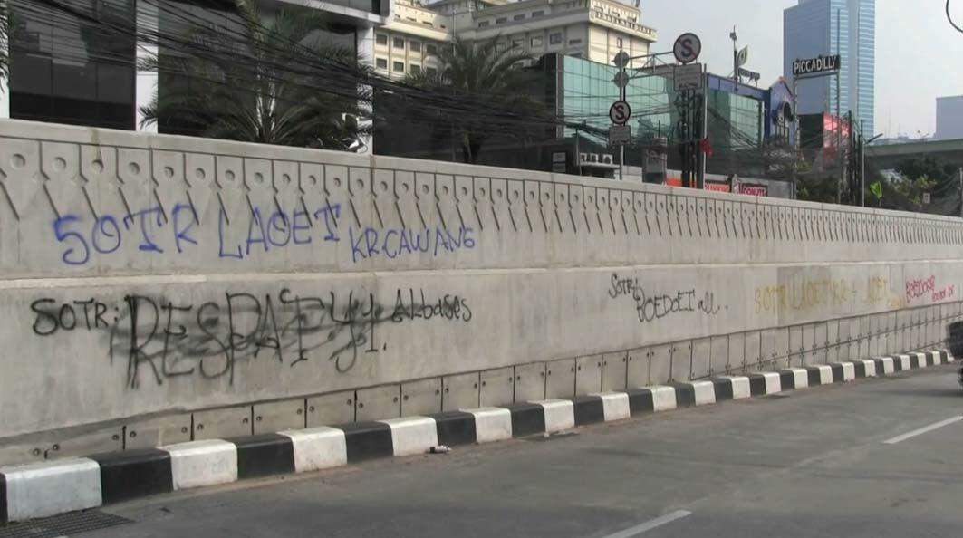 Vandalisme Underpass Mampang, Polisi Kantongi Identitas Pelaku