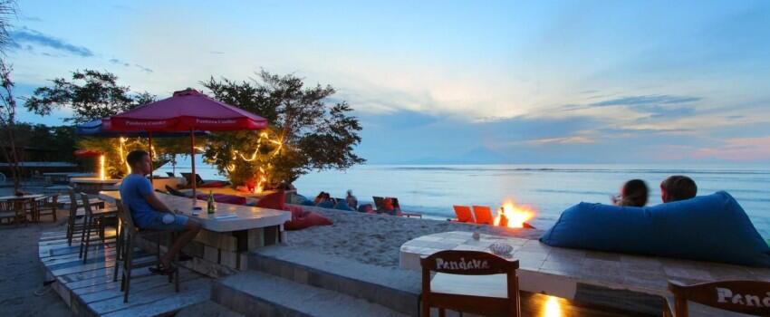 Penginapan Mewah di Tepi Pantai Gili, Ada yang di Bawah Rp 1 Juta Lho!