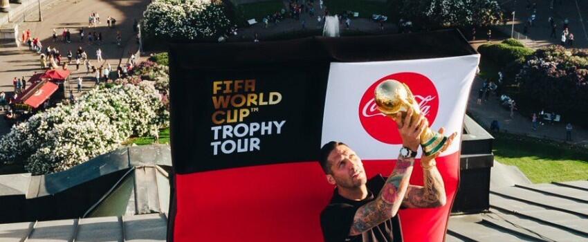 Trofi Piala Dunia Kembali ke Moskow Setelah Lewati Tur 123 Hari