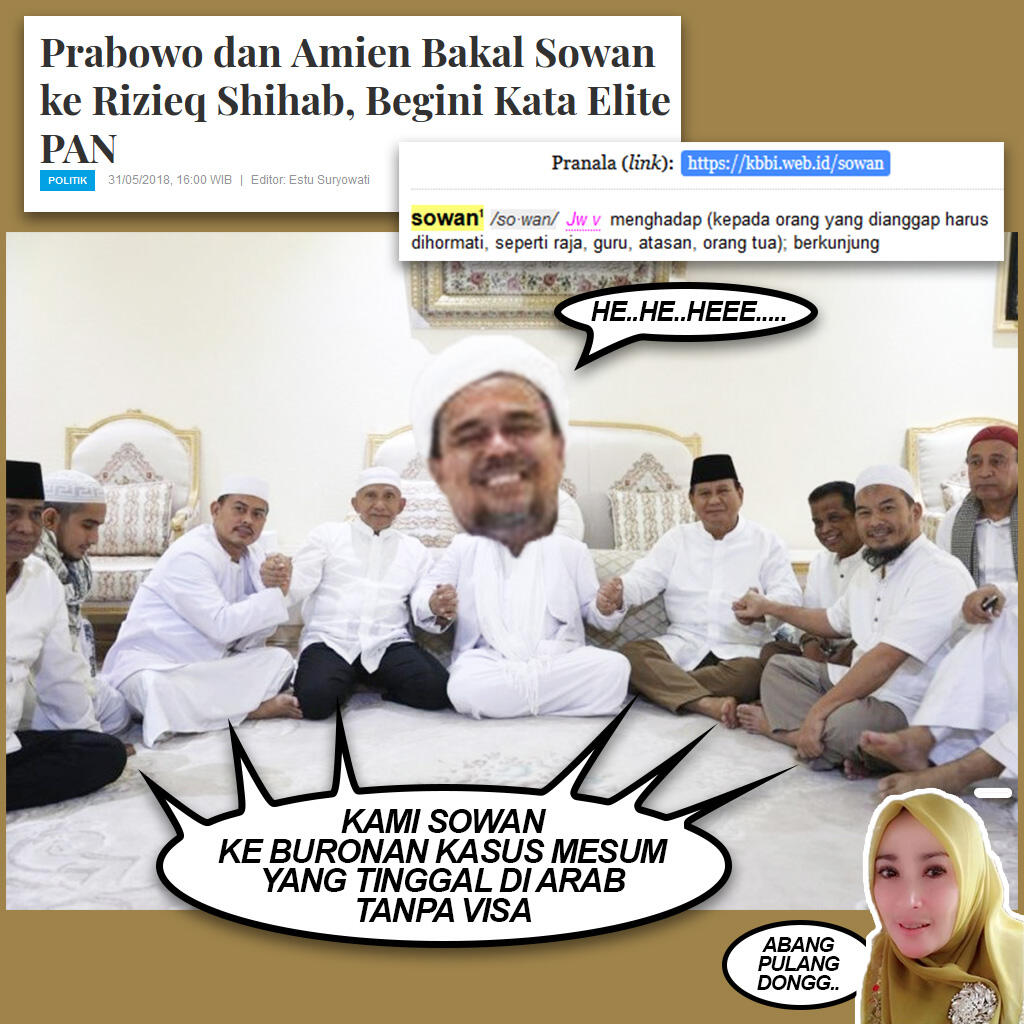 Prabowo dan Amien Bakal Sowan ke Rizieq Shihab, Begini Kata Elite PAN