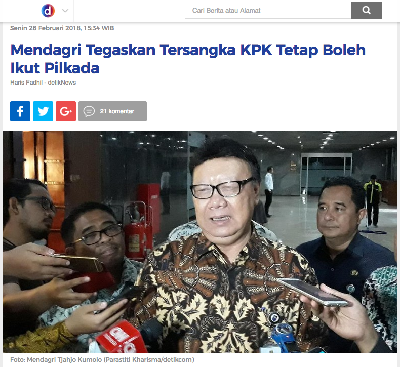 Fokus Pilkada, Ganjar Pranowo Mangkir dari Panggilan KPK