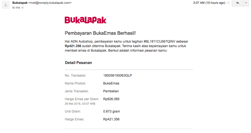 AKUN BUKALAPAK DIBAJAK, SALDO BUKAEMAS DAN BUKADOMPET HILANG