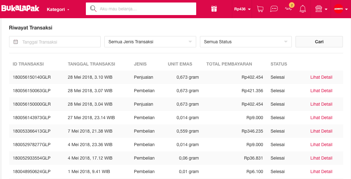 AKUN BUKALAPAK DIBAJAK, SALDO BUKAEMAS DAN BUKADOMPET HILANG