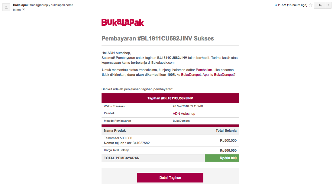 AKUN BUKALAPAK DIBAJAK, SALDO BUKAEMAS DAN BUKADOMPET HILANG