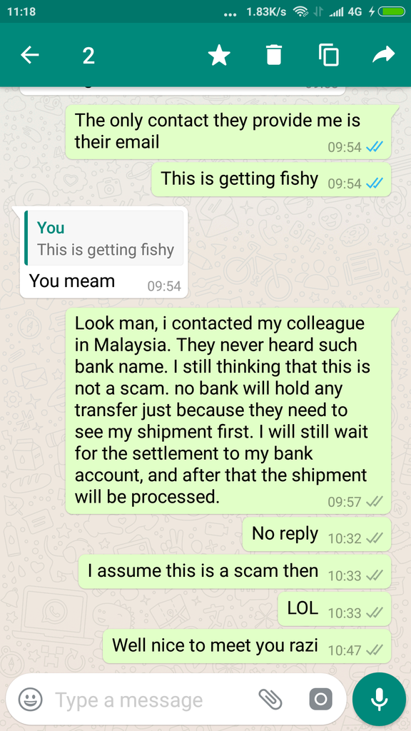 Modus Penipuan Baru (Hati-hati guys! terutama penjual online)