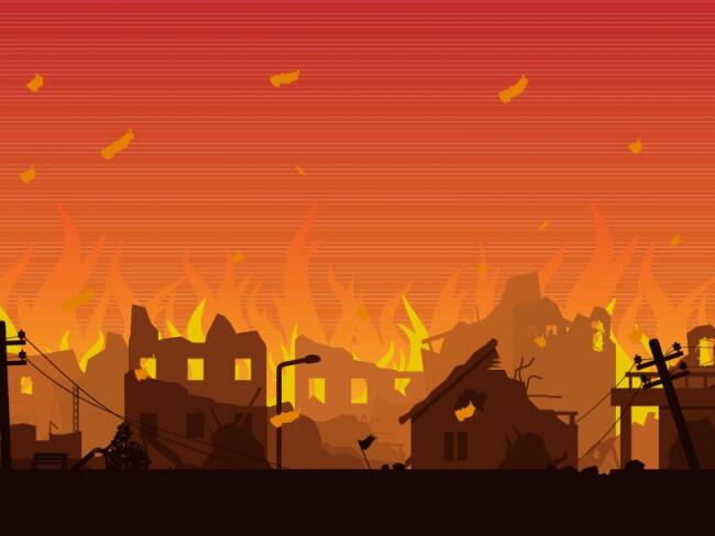 Lantai 10 Hotel Pullman Terbakar