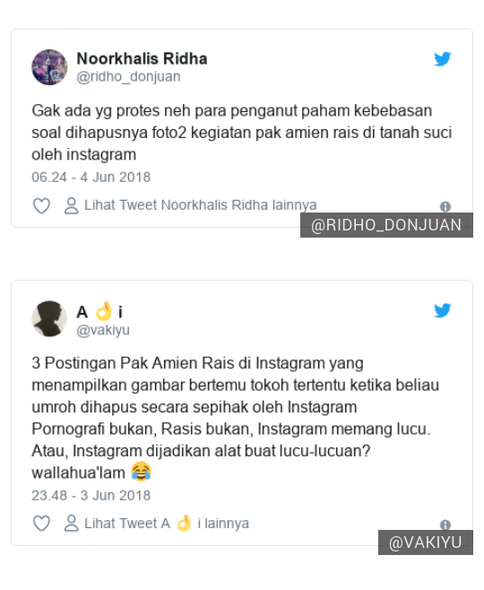 Penghapusan Foto Instagram Pertemuan Amien Rais, Prabowo, Rizieq Shihab: Benarkah Ber