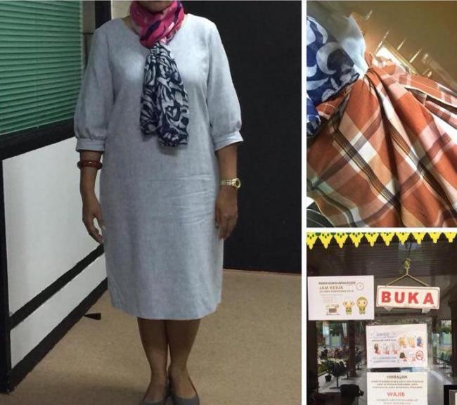 Ibu Ini Dipaksa Pakai Sarung saat Masuk Kantor Camat Lubuk Baja