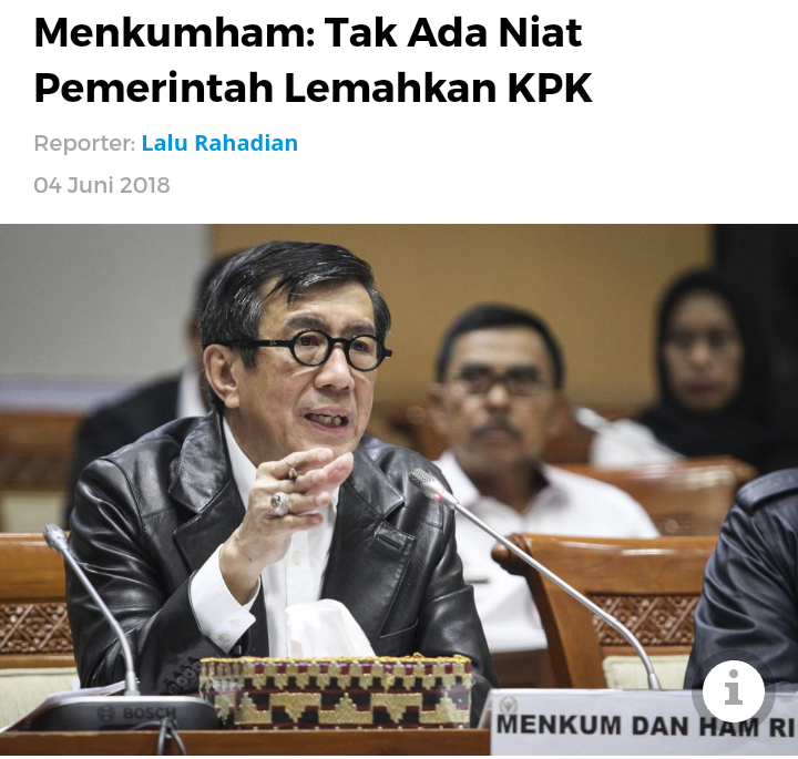 ICW: Masuknya Delik Korupsi di RKUHP Matikan KPK