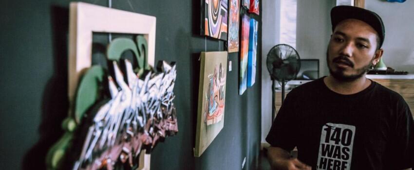 Kumpul Seru Seniman Grafiti di Artotel Surabaya, Ngabuburit Jadi Asyik