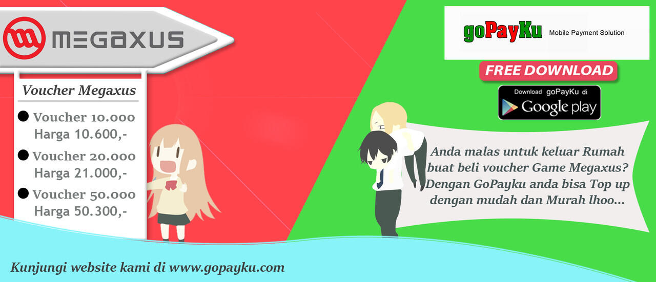 TOP UP GAME MEGAXUS TANPA RIBET DAN CEPAT HANYA DI GOPAYKU