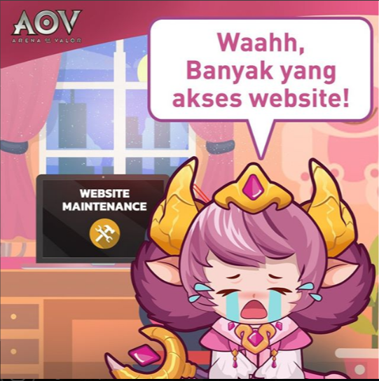Gokil, membludaknya diva-diva peramai ulang tahun AoV yang pertama. Server Down !!! 
