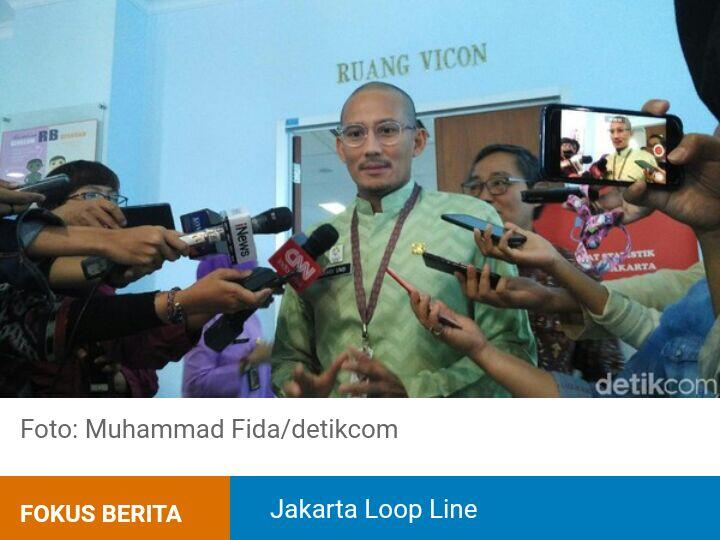 Sandiaga: Jakarta Loop Line Masih Tunggu Proposal