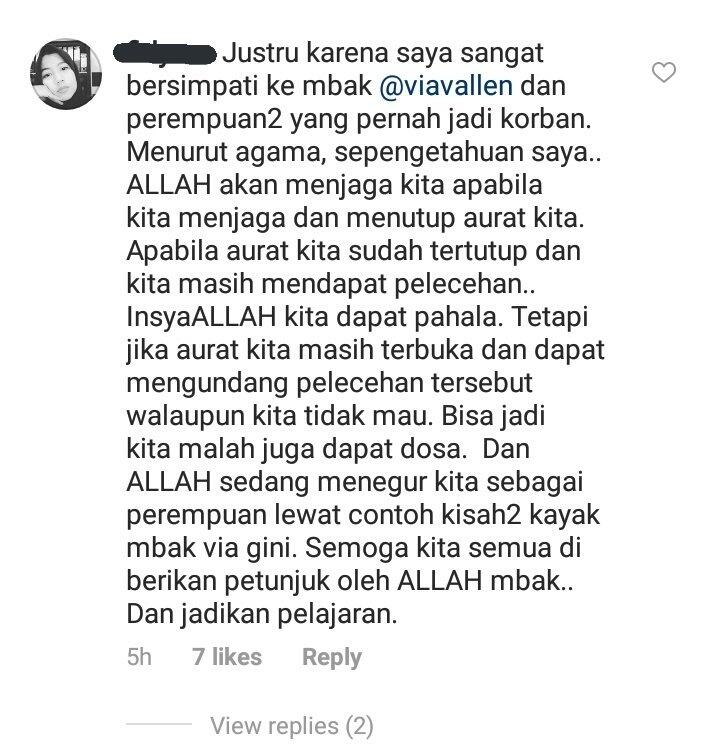 Tipe Komen Julid Netizen pada Via Vallen yang Menjadi Korban Sexual Harassment