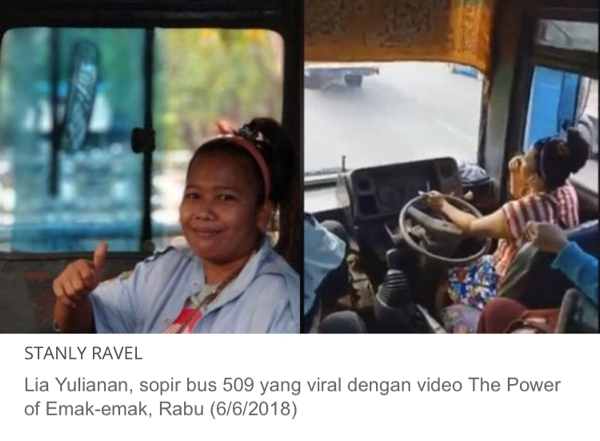 15 Tahun Jadi Sopir Bus Tanpa Kernet, Inilah yang Dilakukan Lia Biar Bisa Bertahan