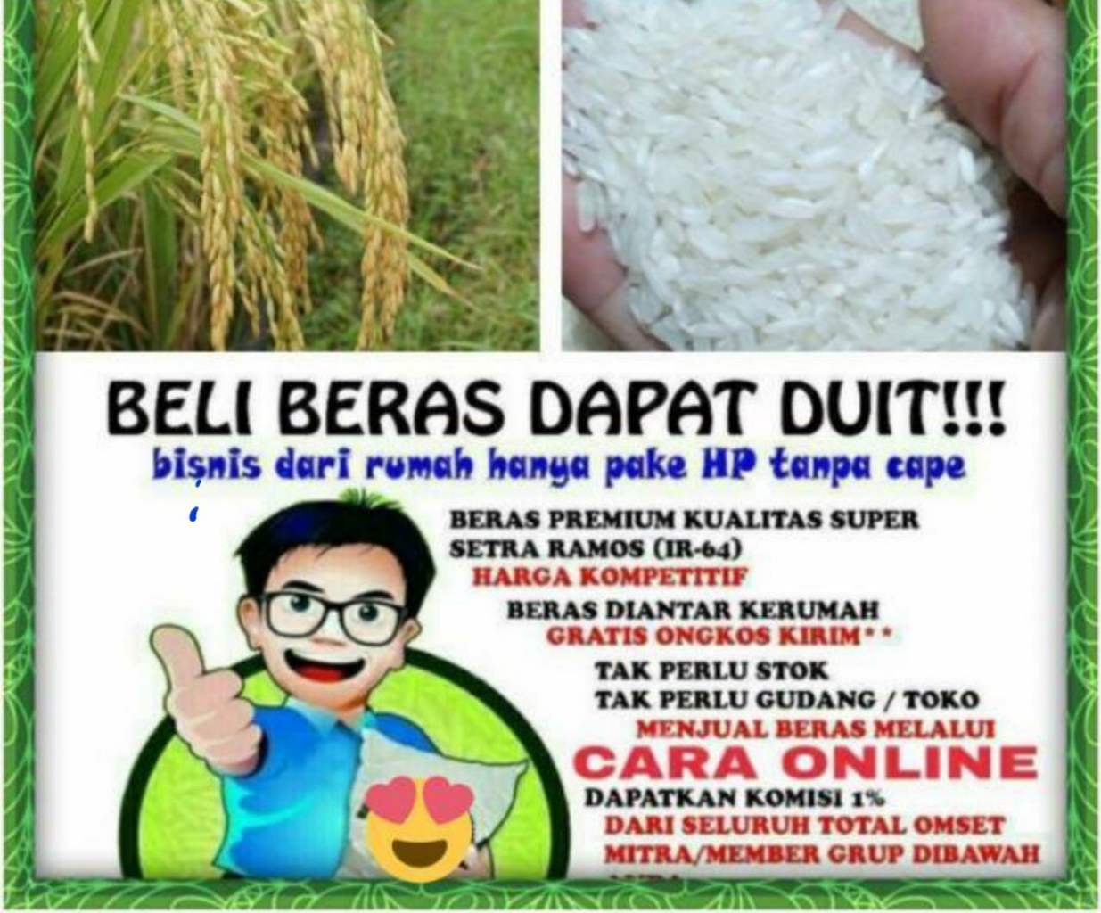 Peluang Usaha Beras Premium Offline dan Online