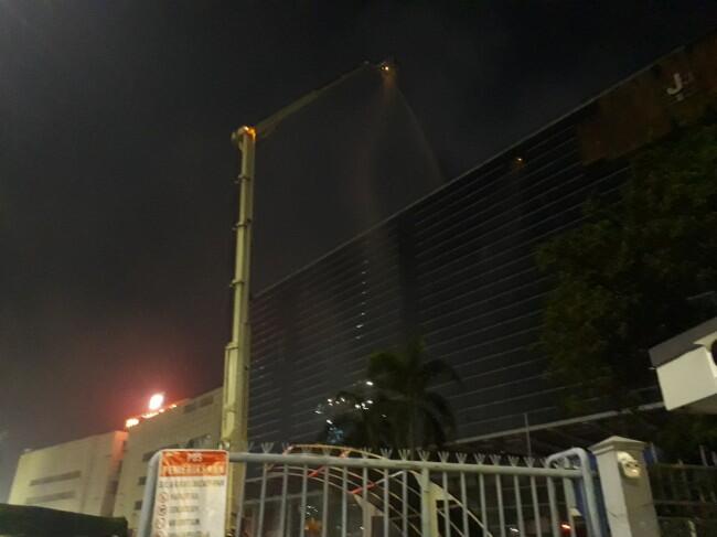Gedung Terbakar di PRJ Untuk Asean Games