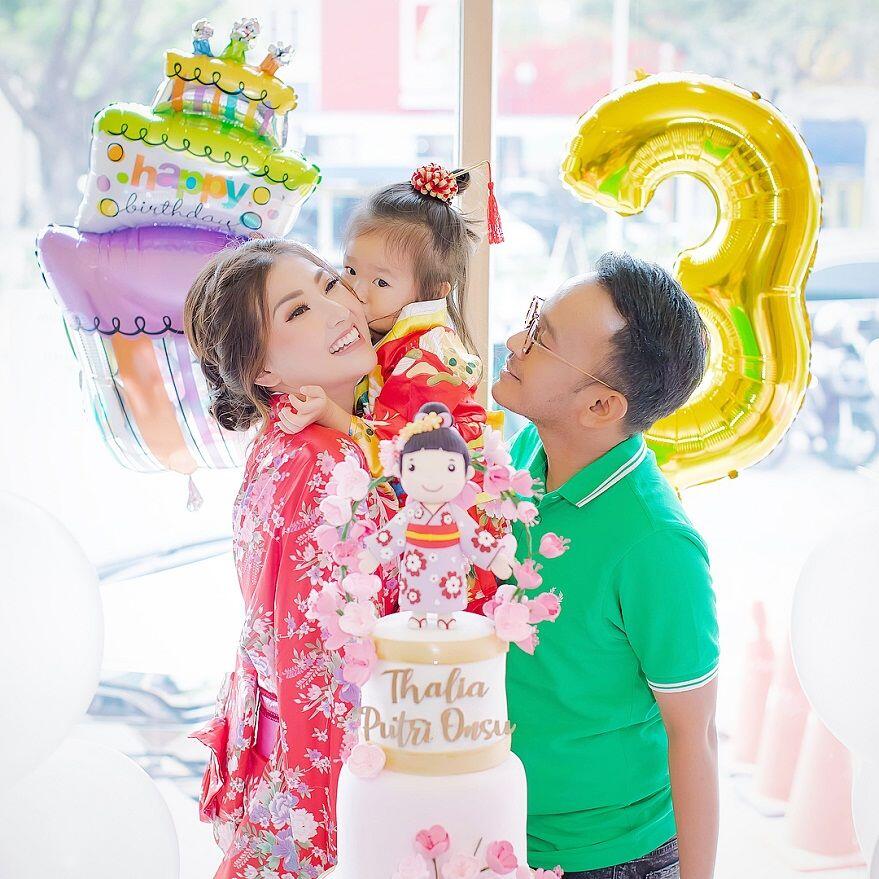 10 Potret Manis Ulang Tahun Thalia, Anak Ruben Onsu dan Sarwendah