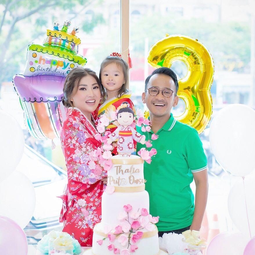 10 Potret Manis Ulang Tahun Thalia, Anak Ruben Onsu dan Sarwendah
