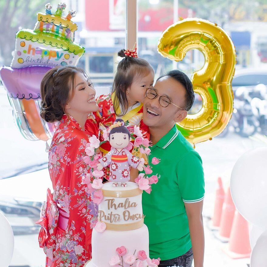 10 Potret Manis Ulang Tahun Thalia, Anak Ruben Onsu dan Sarwendah