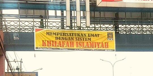 Bikin warga resah, spanduk seruan khilafah di kawasan BSD dicopot