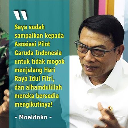 Moeldoko Meyakini APG Tidak Mogok Kerja Jelang Lebaran