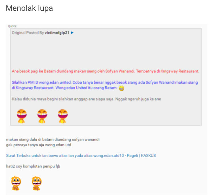 Kaskus Difitnah oleh ID Victimofgip