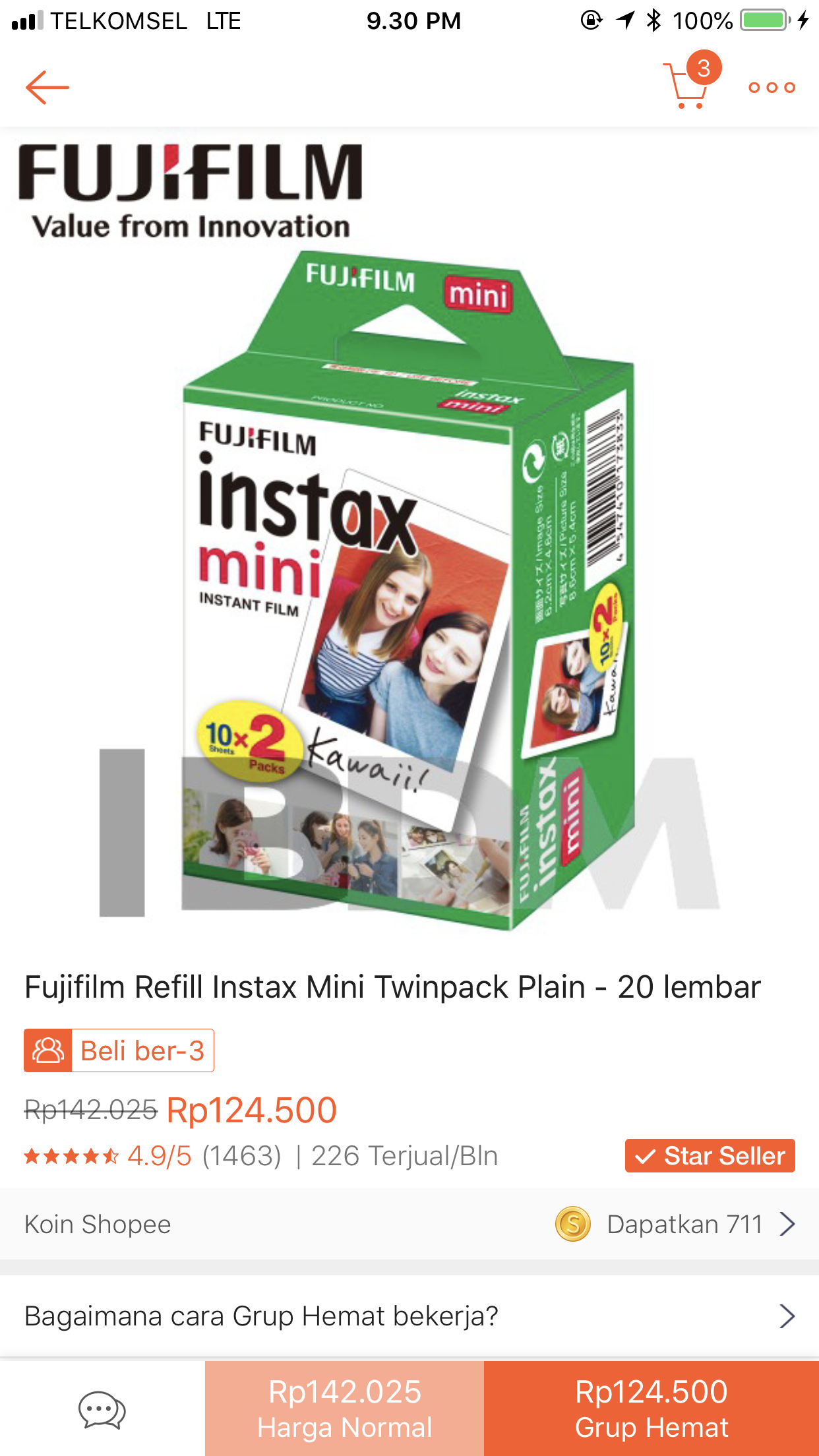 Twinpack INSTAX REFILL