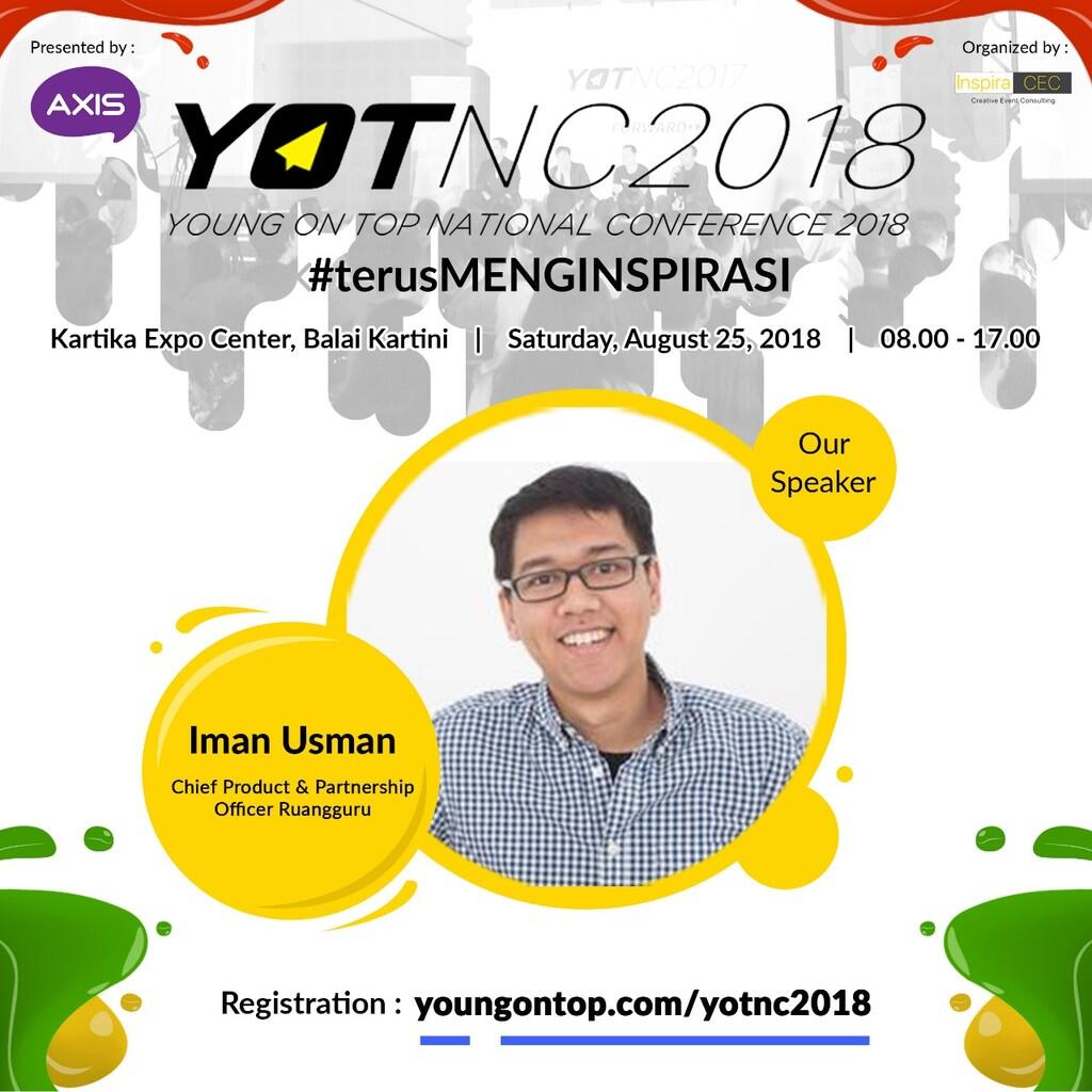 Yuk Kenalan Sama Iman Usman, Chief Product & Partnership Officer Ruangguru