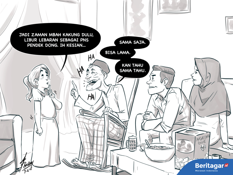 Enak tak enak jadi pegawai negeri