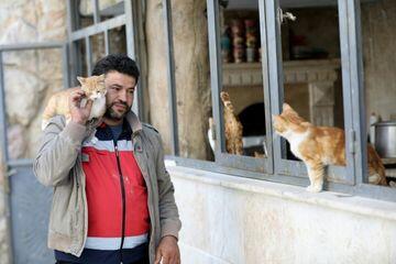Di Tengah Perang Suriah, Pria Ini Dirikan Klinik Hewan

