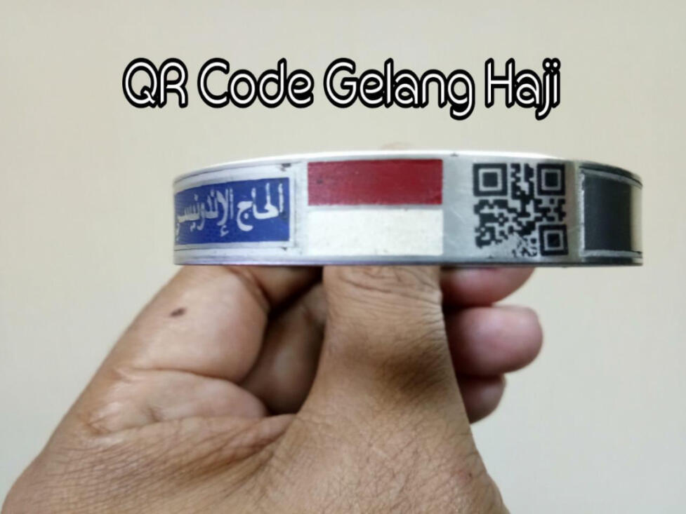 Gelang Jemaah Haji Indonesia 2018 Dilengkapi QR Code