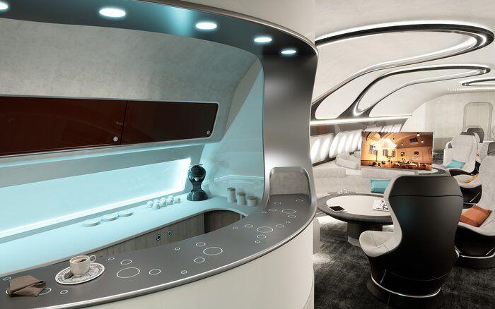 Gokil, Desain Jet Pribadi Airbus Ini Seperti Pesawat Luar Angkasa