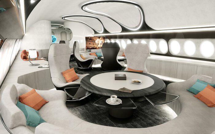 Gokil, Desain Jet Pribadi Airbus Ini Seperti Pesawat Luar Angkasa
