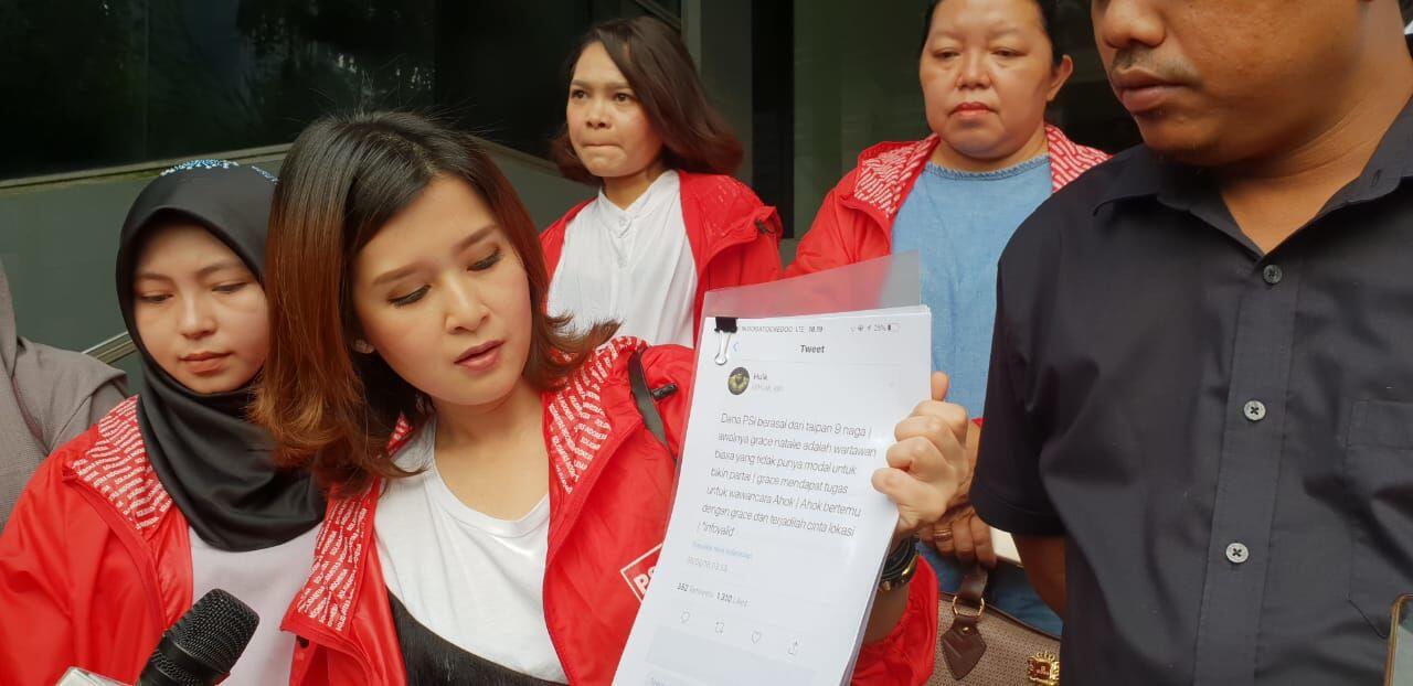 Dituduh Selingkuh dengan Ahok, Ketum PSI Laporkan 2 Akun Medsos