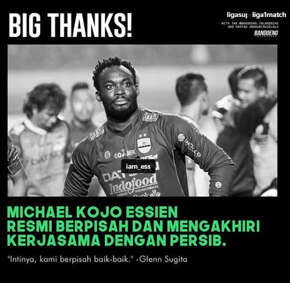 Karier Essien, dari Bintang Eropa Lalu Diputus Kontrak Persib