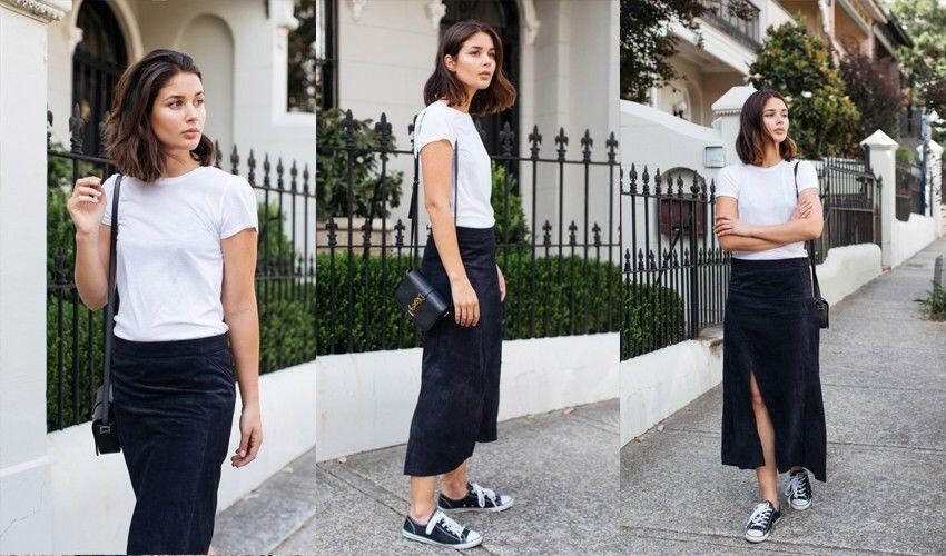 Simple & Elegan, Ini 11 Inspirasi Mix and Match dengan Kaos